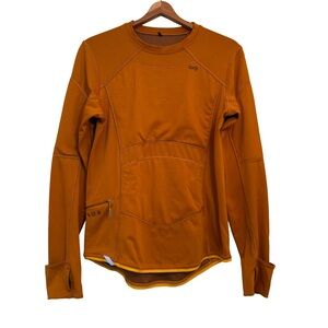 Oros Orange Long Sleeve Outdoor Athletic Top size L